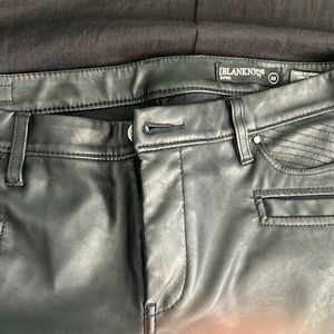 Blank nyc faux leather pants!